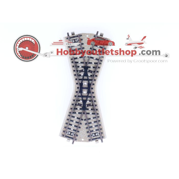 Schaal H0 Märklin 5114 Kruispunt 4st #1583 - sku: 20220312035356 - Used - Good condition - Photo 4