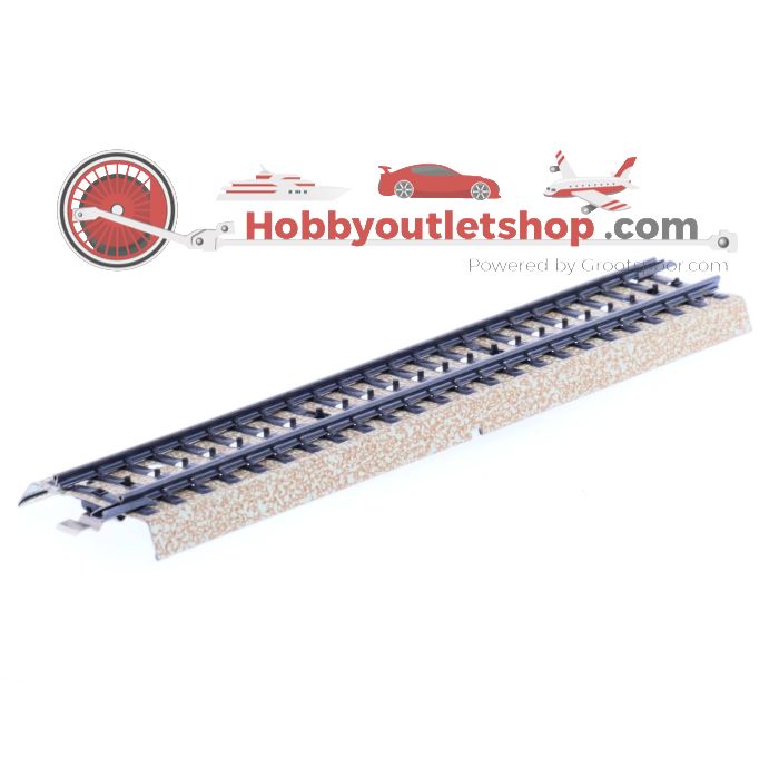 Schaal H0 Märklin 5106 M-rails recht                    180 mm 10st #1586 - sku: 20220315091235 - Gebruikt - Goede staat - Afbeelding 2