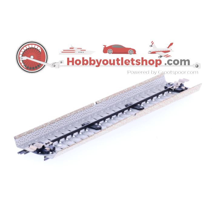 Schaal H0 Märklin 5106 M-rails recht                    180 mm 10st #1586 - sku: 20220315091235 - Gebruikt - Goede staat - Afbeelding 3