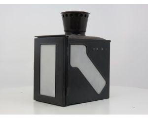 WEICHENLATERNE UHR ALT!!!! MILCHGLASS!!!!  SELTEN, RARE