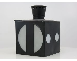 Drehscheibe Laterne / Signal UHR ALT!!!! MILCHGLASS!!!!  SELTEN, RARE