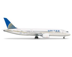 Schaal 1:200 HERPA United Airlines Boeing 787-8 Dreamliner Reg. N20904 Art Nr. 555616 #54