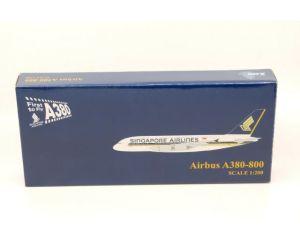 Schaal 1:200 Hogan Airbus A380-800 Plastic Snap Fit Model ''First To Fly A380'' Art. Nr. 3015 #80