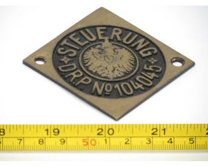 EisenbahnSchild Steuerung DR.P No 104045