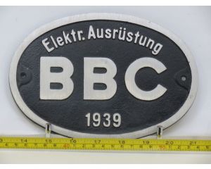 EisenbahnSchild BBC 1939 