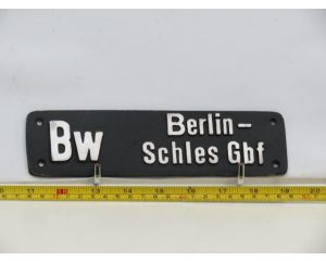 Lokschild Bw Berlin-Schles Gbf