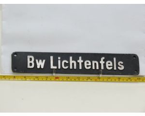 Lokschild Bw Lichtenfels