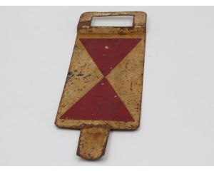 DR zugschluss Schild SELTEN