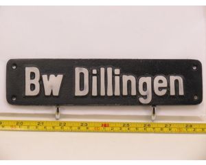 Lokschild BW Dillingen