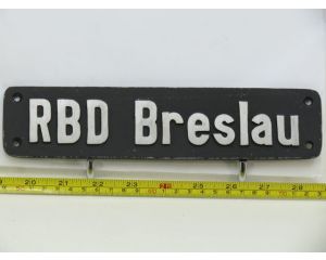 Lokschild RBW Breslau