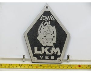 EisenbahnSchild LOWA LKM VEB