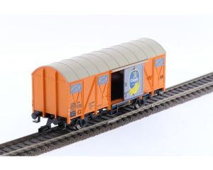 Schaal H0 Fleischmann 5330 en 5331 gesloten goederen wagen set van 2 #6710