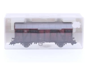 Schaal H0 Fleischmann 86 5314k gesloten goederenwagen 'verouderd' van de DB #6730