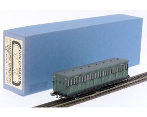 Schaal H0 Philotrain cat.nr. 12A personenrijtuig HSM C8 422 van de NS #P260