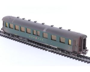Schaal H0 Metropolitan 7021 personenrijtuig ABC4 1807 1-2e kl. en 3e kl. van de SBB #6753