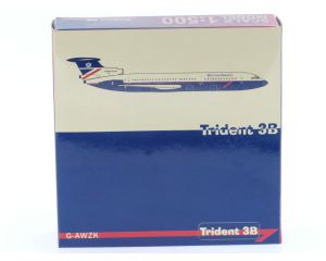 Schaal 1:500 Net Models MMBAT3B British Airways Trident 3B Reg. G-AWZK #7251