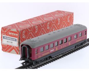 Schaal H0 Märklin 4008 (346/2) restauratiewagen van de DSG #6831