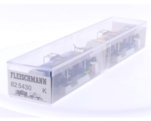 Schaal H0 Fleischmann 82 5430 K set van 2 ketelwagens Aral en Shell van de DB #6897