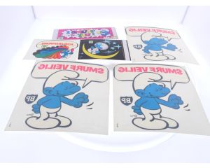 Smurfen BP stickers set 6 stuks #6904