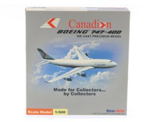 Schaal 1:500 StarJets SJCDN003 Canadian Airlines Boeing 747-400 Reg. C-FCRA #7338