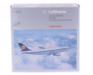 Schaal 1:400 Herpa 560764 Lufthansa Airbus A300 B2 "Garmisch-Partenkirchen" Reg. D-AIAA #7392
