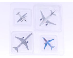 Schaal 1:500 Herpa 513333 Christmas 2002 - Edition 2 A310-300+B757-200+B737-200+V812 Air Plu Comet+Aeromexico+Ryanair+Cont. #7412