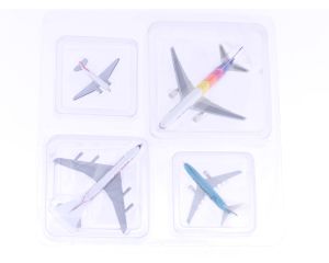 Schaal 1:500 Herpa 510660 Christmas 2003 - Edition 3 B767-300+B707+B737-700+DC-3 Air Pacific+Air India+Siemens+Austrian #7413