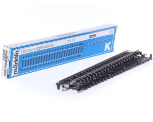 Schaal H0 Märklin 2291 k-rails overgangsrail naar m-rails 2 st. #7691