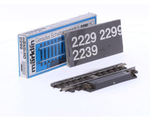 Schaal H0 Märklin 2299 K-rail schakelrails recht 90mm #7694