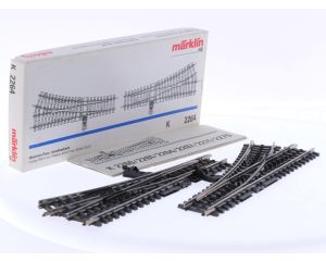 Schaal H0 Märklin 2264 K-rails wissel paar L + R #7698