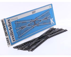 Schaal H0 Märklin 2257 K-rails kruising lengte 225 mm #7699