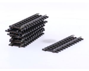 Schaal H0 Märklin 2201 K-Rails rechte stuk 90 mm 10 st. #7701