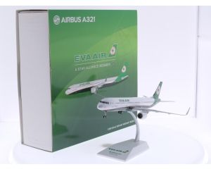 Schaal 1:200 JC Wings XX2302 Airbus A321 EVA Air Reg. B-16221 #7724