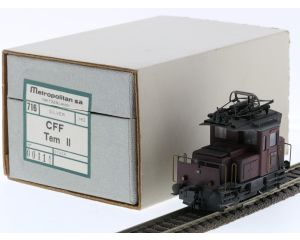 Schaal H0 Metropolitan 716 elektrische locomotief Tem II van de SBB-CFF-FFS #P292