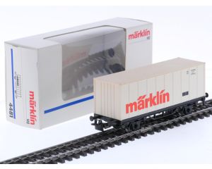 Schaal H0 Märklin 4481 containerwagen 'Märklin' van de DB #8127