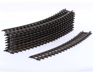 Schaal H0m Bemo 4230 gebogen rails 30° R = 330 doos à 10 st. #8149