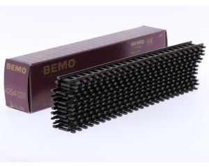 Schaal H0m Bemo 4294 037 rechte rails 166 mm doos à 12 st. #8153