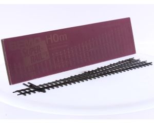 Schaal H0m Bemo 4294 617 wissel links 9.5° R = 750 mm #8157
