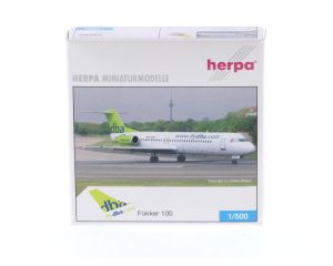 Schaal 1:500 Herpa 509374 Fokker 100 dba 'www.flydba.com' Reg. D-AGPR #8332