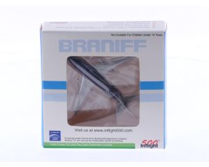 Schaal 1:500 Inflight500 355 4072 Boeing 737-200 Braniff Ultra Reg. N464AC #8420