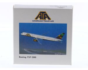 Schaal 1:500 Herpa 503709 Boeing 757-200 ATA - American Trans Air Reg. NA #8604