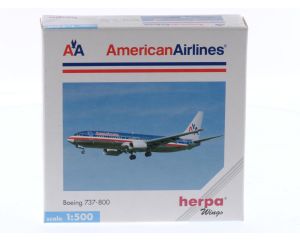 Schaal 1:500 Herpa 511469 Boeing 737-800 American Airlines Reg. NA #8624