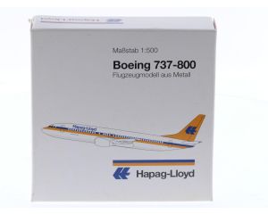 Schaal 1:500 Herpa 511186 Boeing 737-800 Hapag-Lloyd Reg. D-AHFC #8626