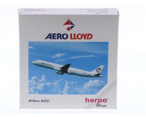 Schaal 1:500 Herpa 508674 Airbus A321 Aero Lloyd Reg. NA #8633