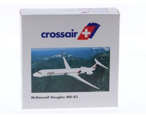 Schaal 1:500 Herpa 507622 McDonnell Douglas MD-83 Crossair Reg. HB-INV #8639