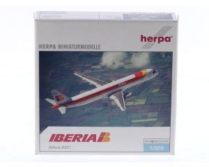 Schaal 1:500 Herpa 508841 Airbus A321 Iberia Reg. EC-HUH #8644