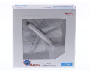 Schaal 1:500 Herpa 509190 Airbus A319 "80th Anniversary" Iberia Reg. EC-KKS #8648