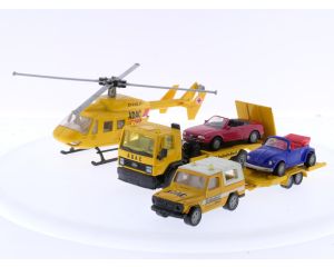 Schaal 1:55 Siku 2221, 2228 en 2520 Set van 3 ADAC-voertuigen #8662