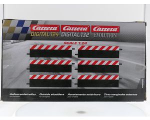 Schaal 1:24 Carrera 20020560 buitenrandstroken voor rechte baanstukken (6) #8801