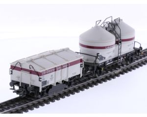 Schaal H0 Märklin 48333 en 48334 set van 2 goederenwagens "Info-dagen 2013 en 2014" van de DB #9011